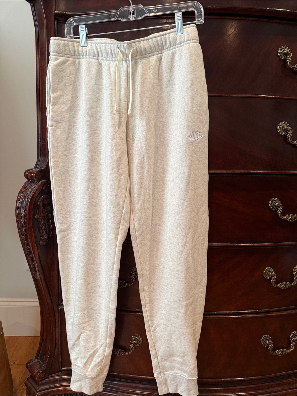 Nike Cream/Light Beige Fleece Joggers